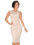 Sexy White Fashion Lace Knee-length Dress